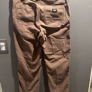 CAT Men's Brown Cargo Work Pants 30x29